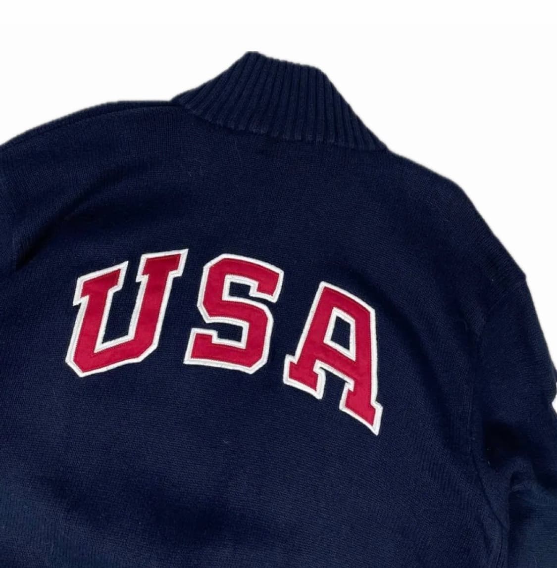 폴로 랄프로렌 빅포니 램스울 니트집업 상품이미지2