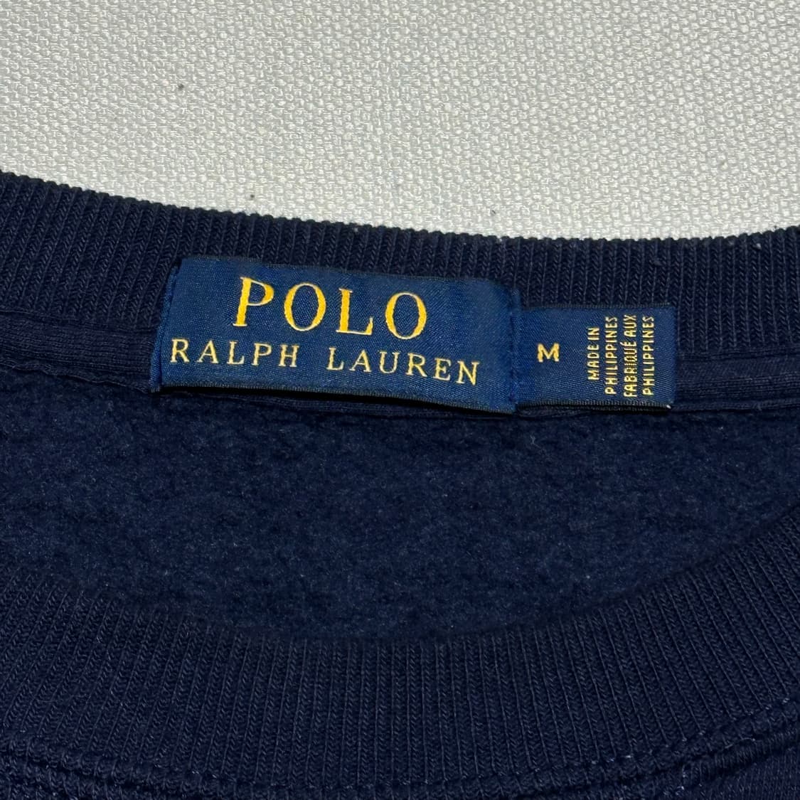 Polo Ralph Lauren 폴로베어 네이비 기모 맨투맨 상품이미지3
