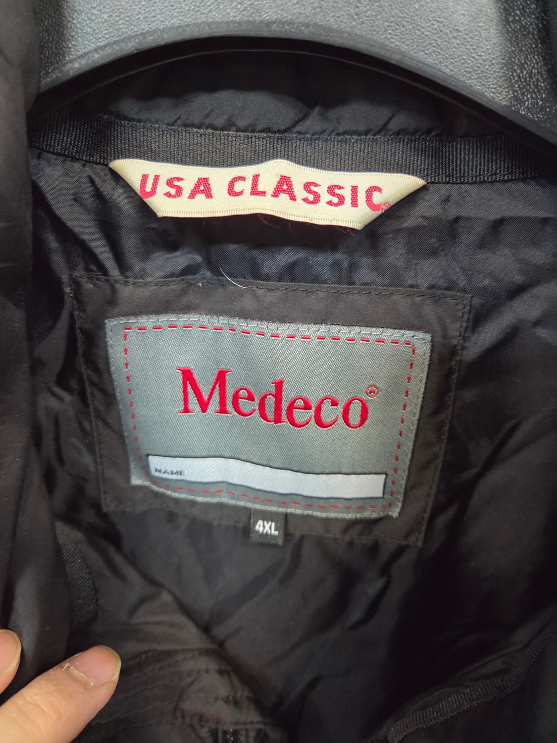 메데코 빅사이즈 다이아몬드 퀄팅 자켓 4xl 상품이미지4