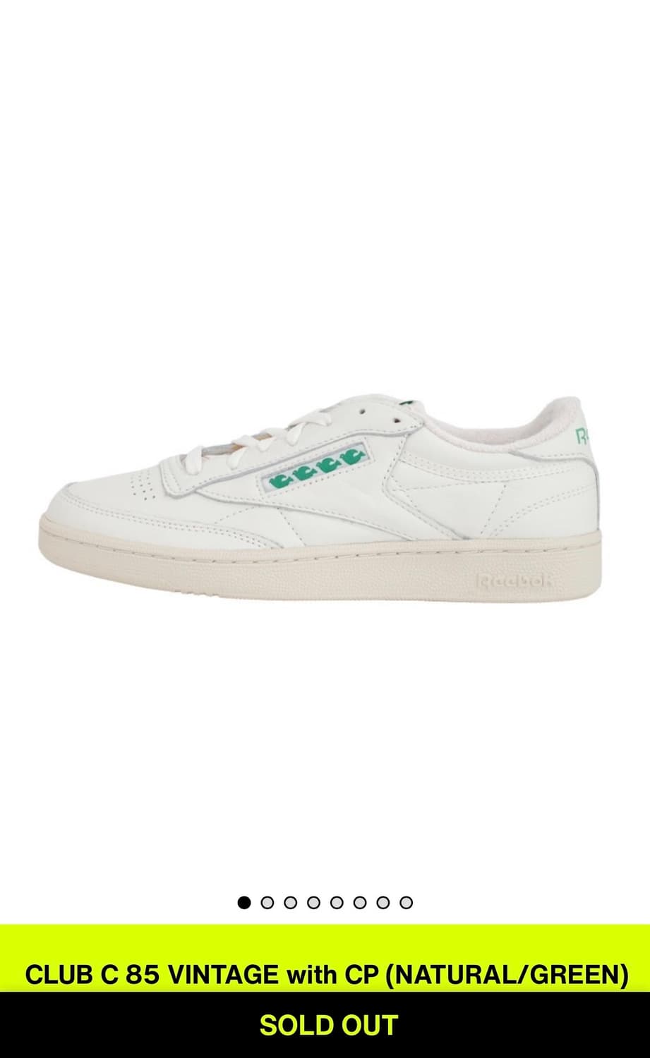 컬렉트피시스 리복 클럽 C 85 빈티지 크림 270 사이즈 DV6434 상품이미지3