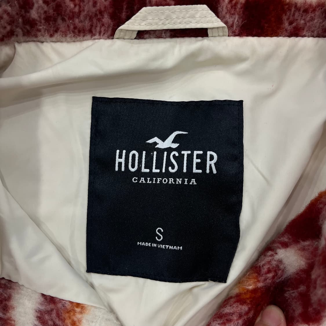 S 홀리스터 오버핏 플레이드 체크 셔츠 자켓 상품이미지4