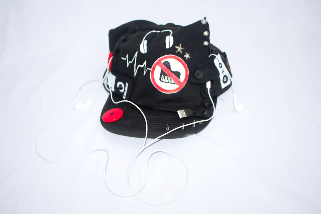 RED-NEON 'No Music' Cat-Ear snapback 상품이미지8