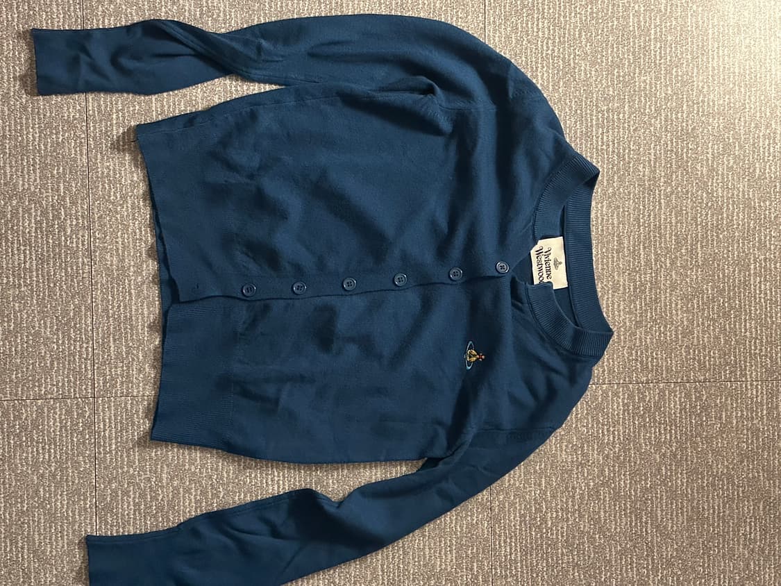 비비안 웨스트우드 블루 가디건 상품이미지1