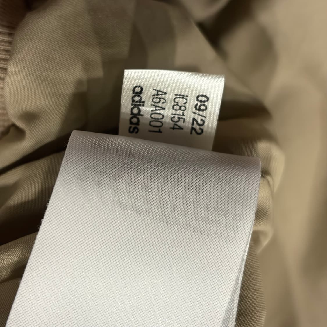 [XL] 아디다스 에센셜 베이지 봄버 버튼 자켓 B701 상품이미지9