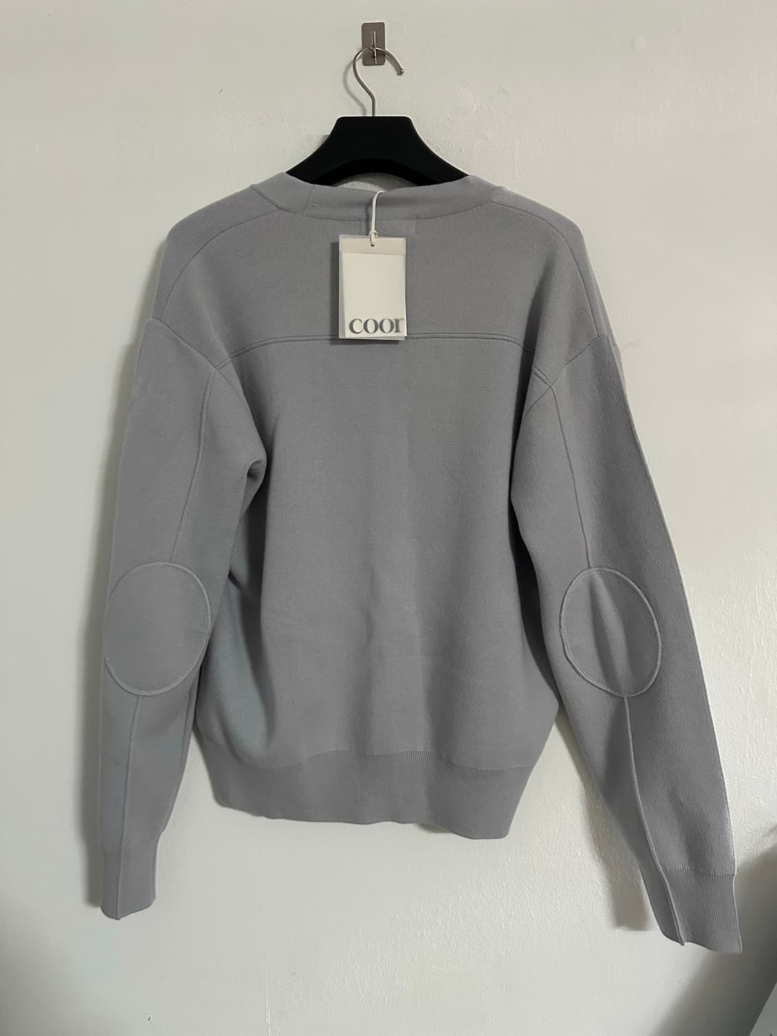 coor 쿠어 니트 가디건 그레이 M 새상품 상품이미지2