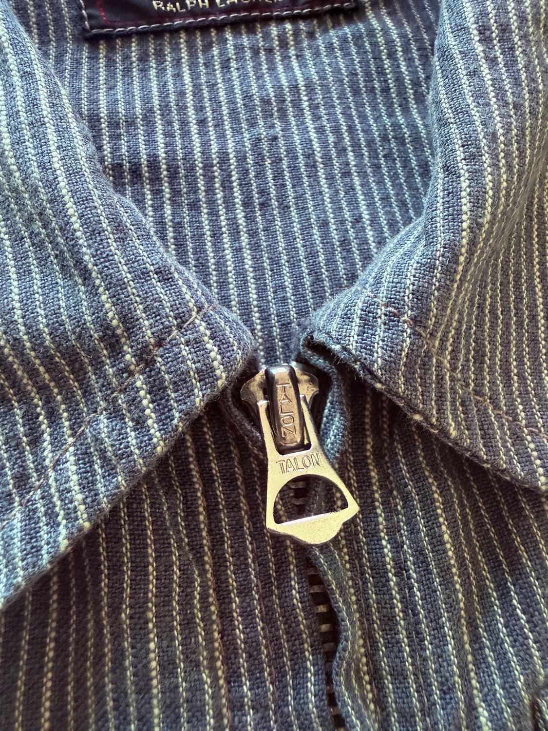 rrl 더블알엘 코튼 리넨 스트라이프 자켓 M 상품이미지4