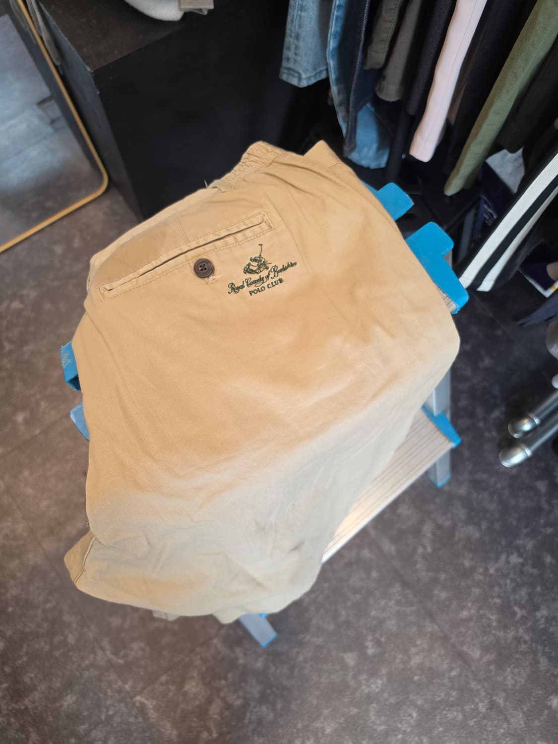 [폴로클럽] 면 베이지 반바지 상품이미지9