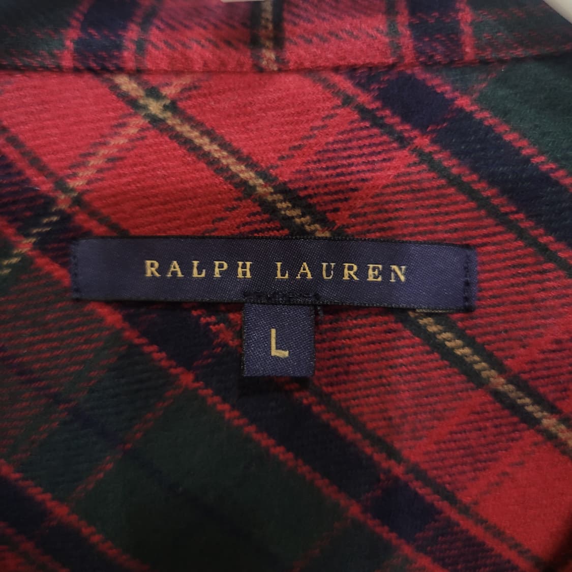 Ralph Lauren 랄프로렌 자수로고 체크 잠옷 세트 상품이미지4
