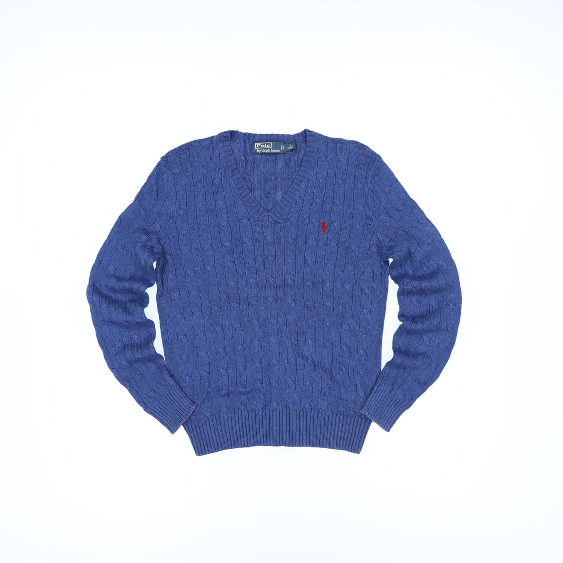M 폴로 랄프로렌 브이넥 케이블 니트 N7553 상품이미지1