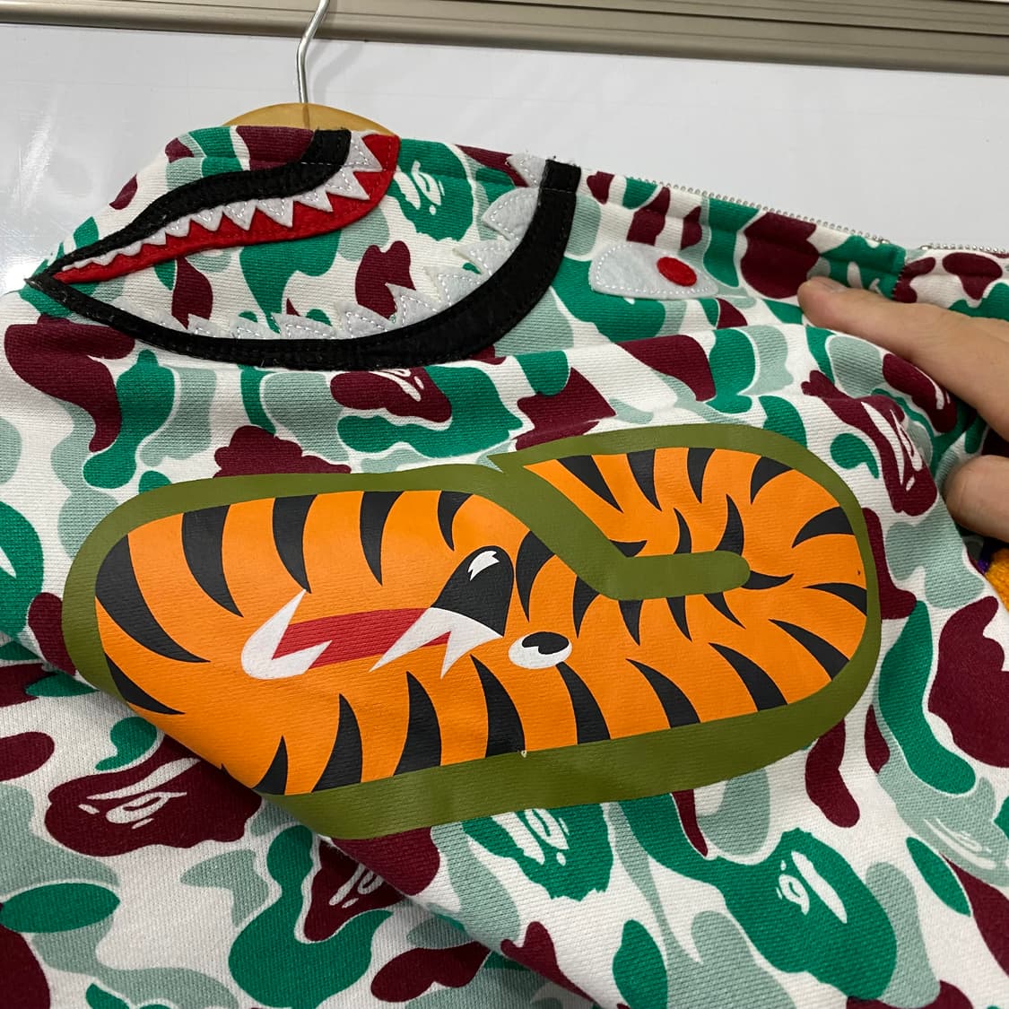 베이프 WGM샤크 후드집업(3XL) 상품이미지8