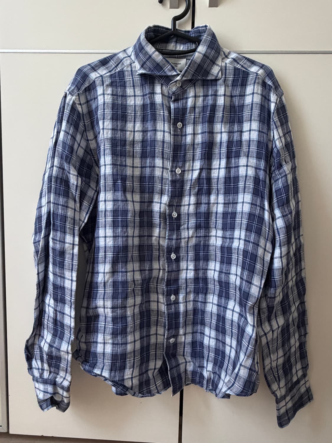 UNITED ARROWS 린넨 체크 셔츠 M 상품이미지1