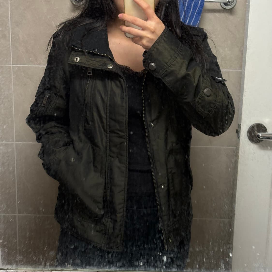 버카루 빈티지 자켓 (카키 L) 상품이미지2