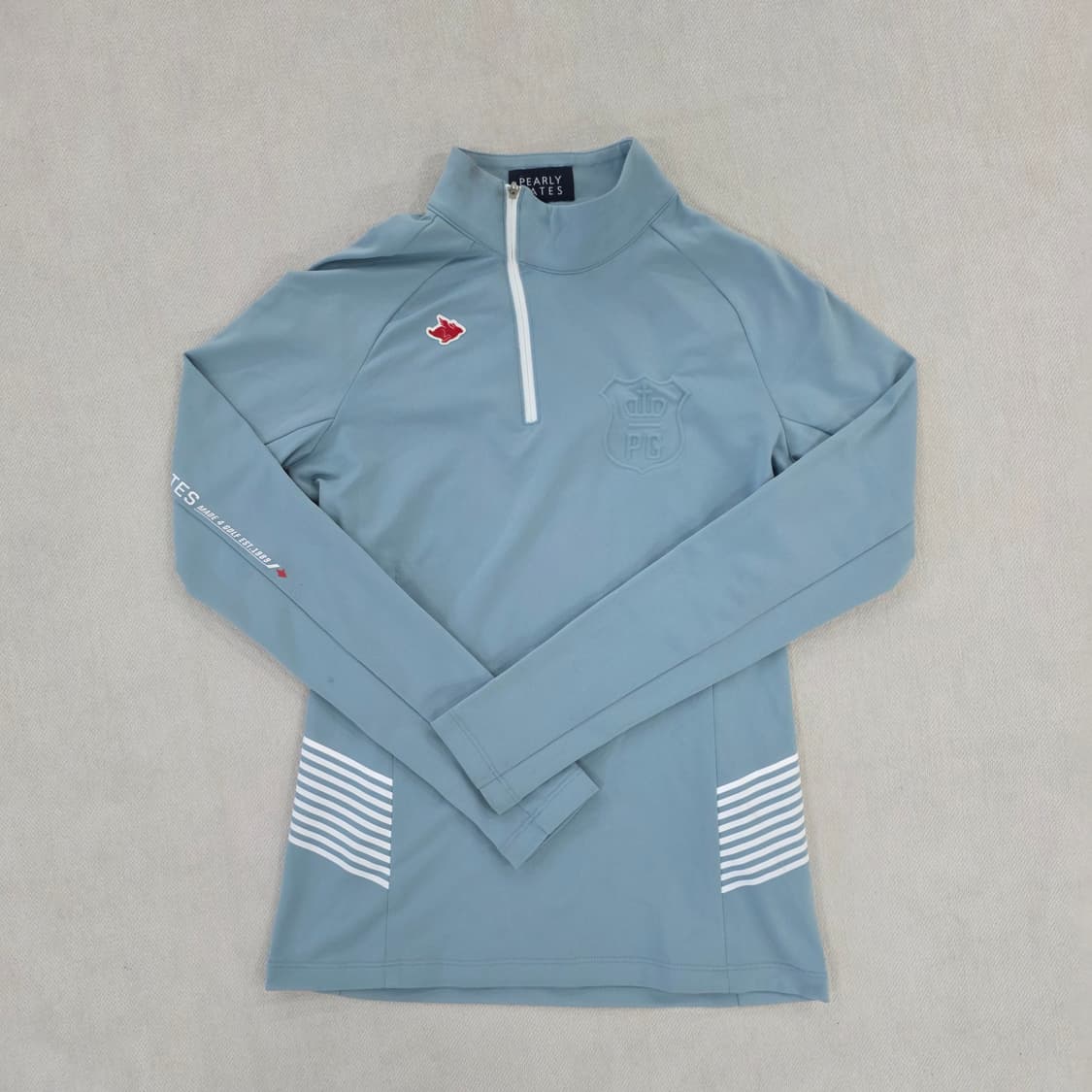 [0] 파리게이츠 골프 반집업 긴팔티 0127J 상품이미지1