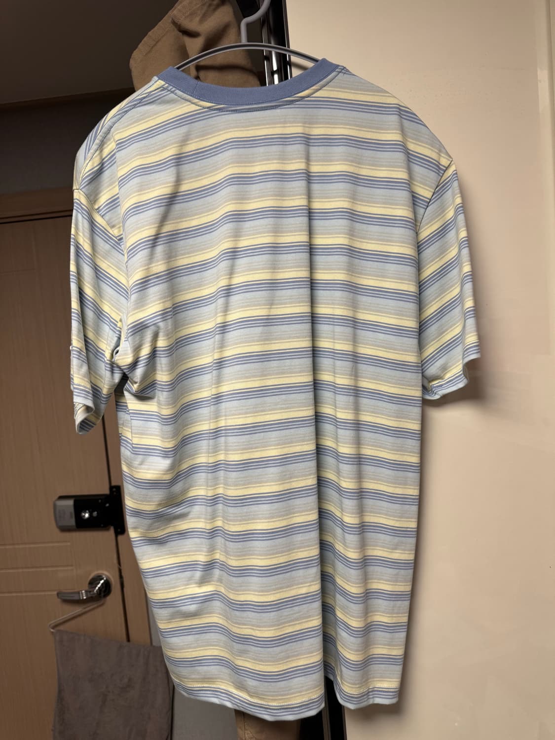 썬러브 striped allday tee yellow L 상품이미지3
