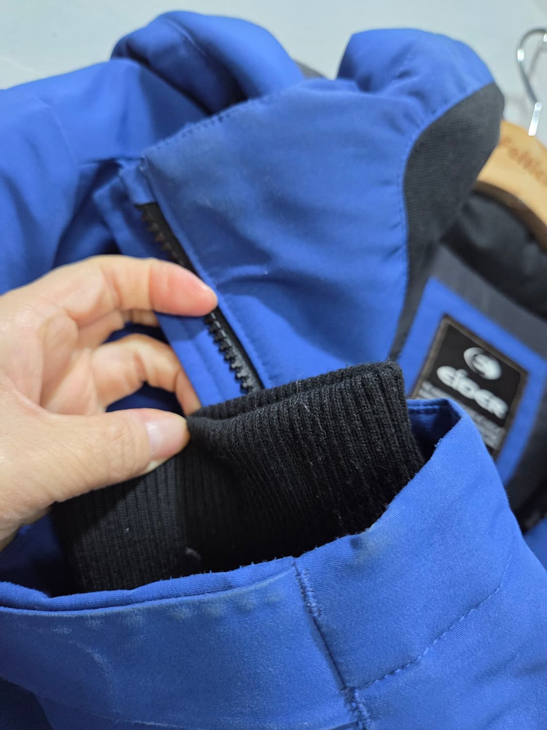 아이더 블루 패딩 점퍼 L 라지 상품이미지8