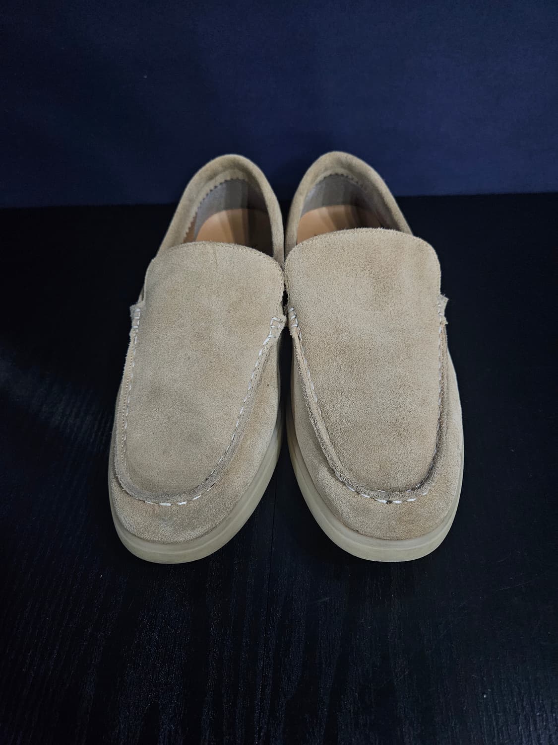 엘칸토 베이지 남성 265 세무 로퍼  상품이미지1