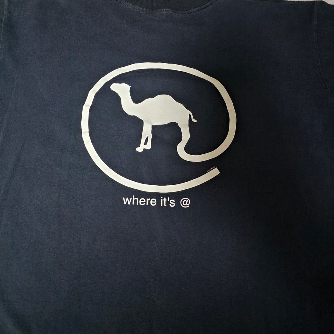 [XL] 90s 카멜 포켓 프로모 티셔츠 ver. like 네이비 상품이미지4