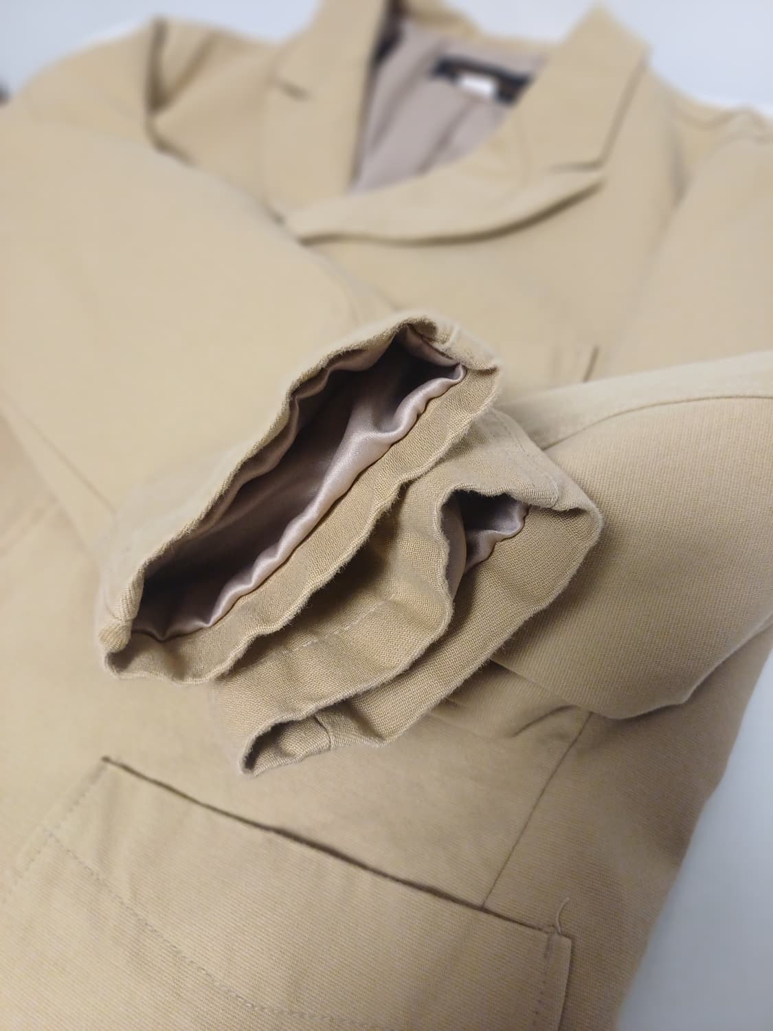 [L] 유니폼브릿지 체인지 버튼 워크 자켓 (Beige) 상품이미지7