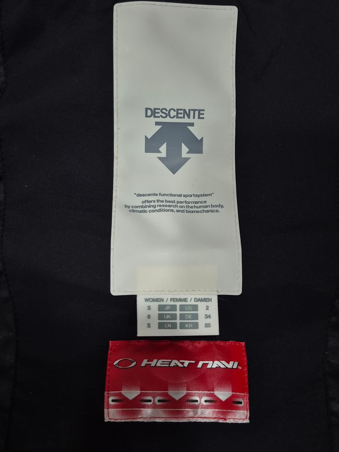 데상트 스위스 스키팀 덕다운 롱패딩 스키복 여성 85~90사이즈 상품이미지6