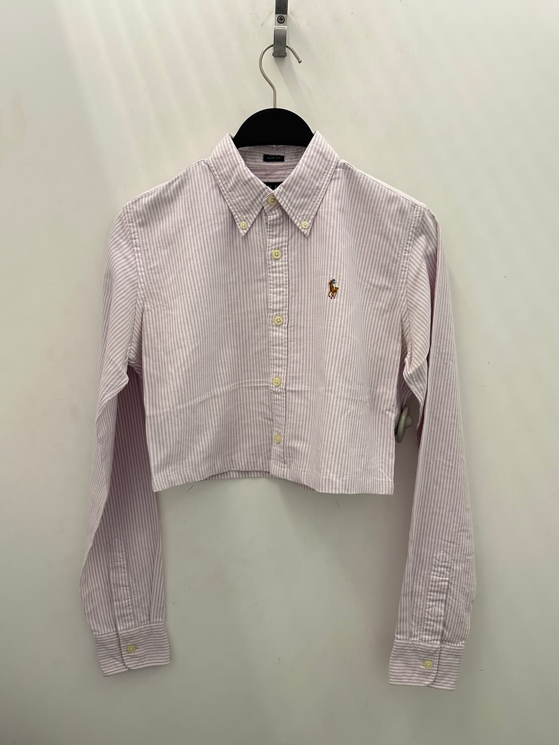 POLO 폴로 리메이크 크롭긴팔셔츠 상품이미지1