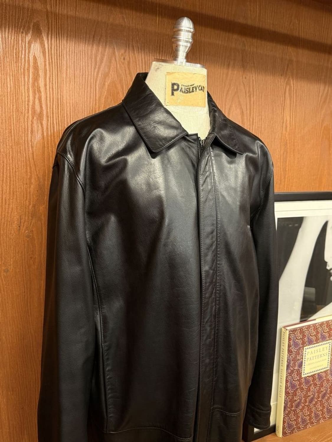 인난찌 레더 블루종 상품이미지2