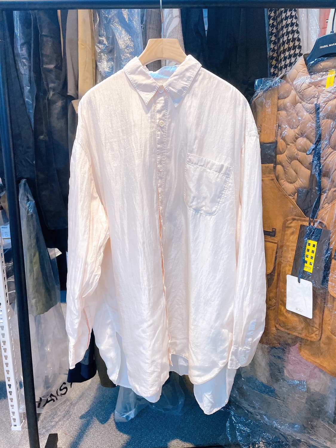 (정품/새상품) 아워 레가시 공용 달링 실크 셔츠 상품이미지1