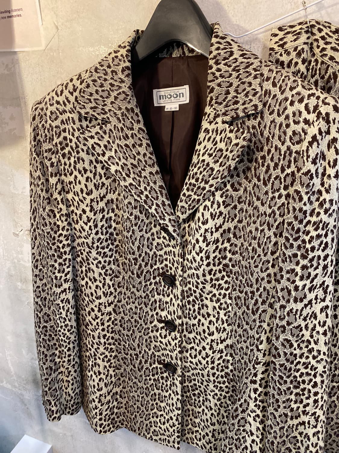 90s 한국 빈티지 부띠끄moonyounghee 55 셋업 상품이미지2