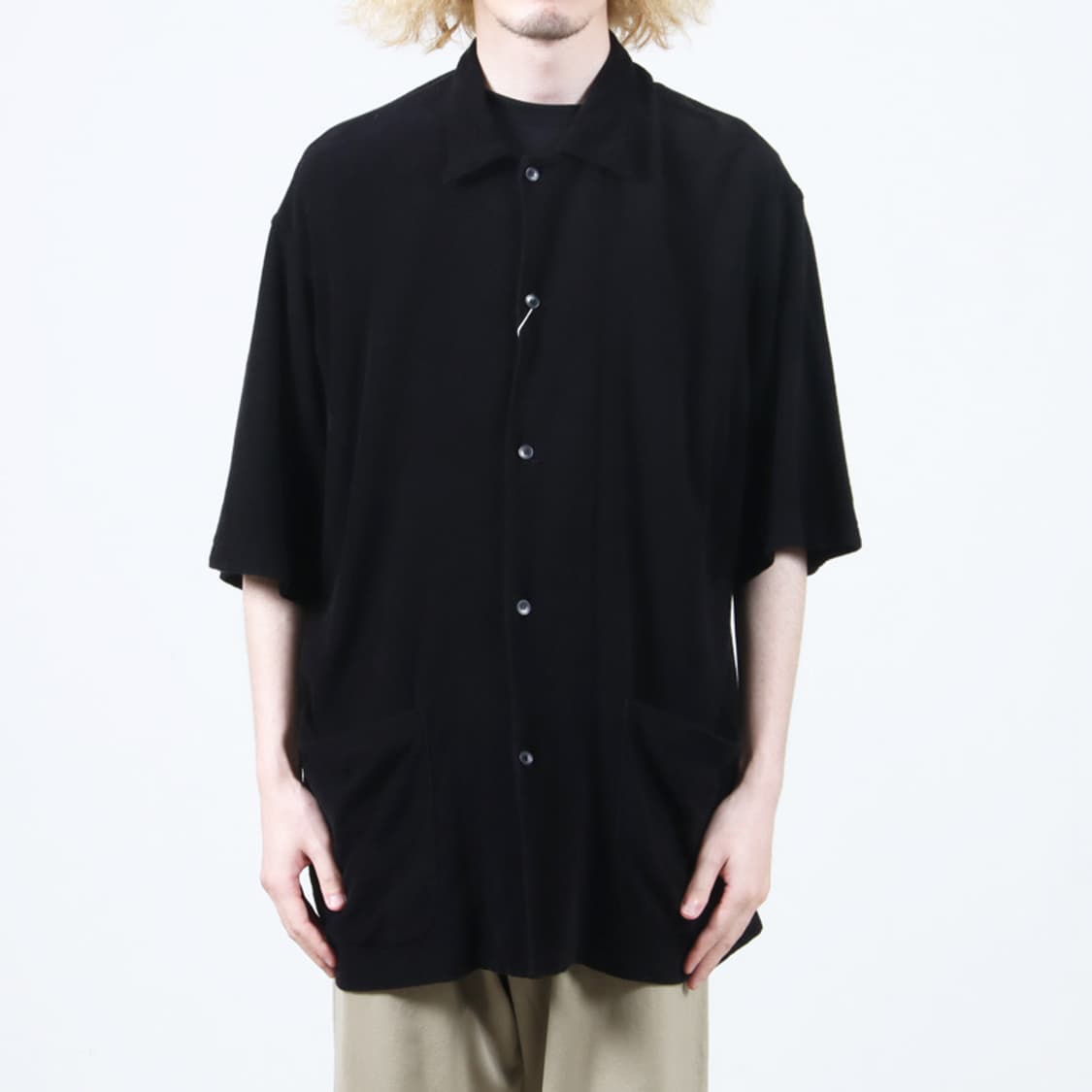 2)코모리 코튼캐시미어 파일 셔츠 상품이미지7