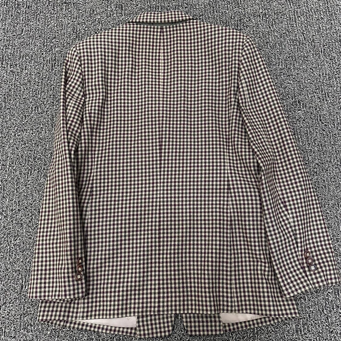 DAKS 닥스 여성 캐시미어 체크 정장 자켓 90사이즈 상품이미지5