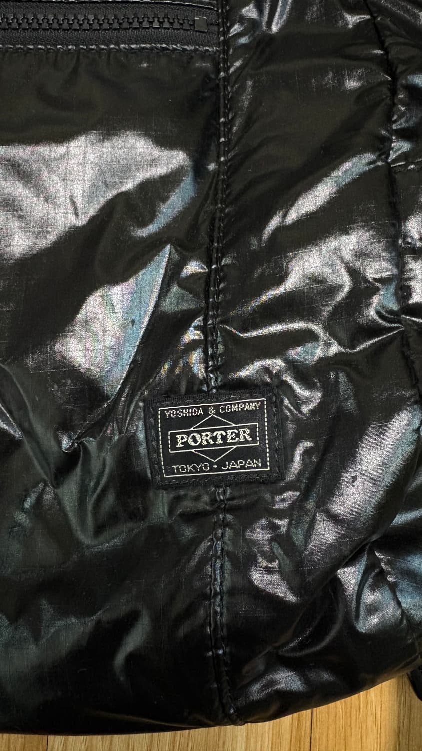 포터 글로시 백팩 가방 블랙 상품이미지4