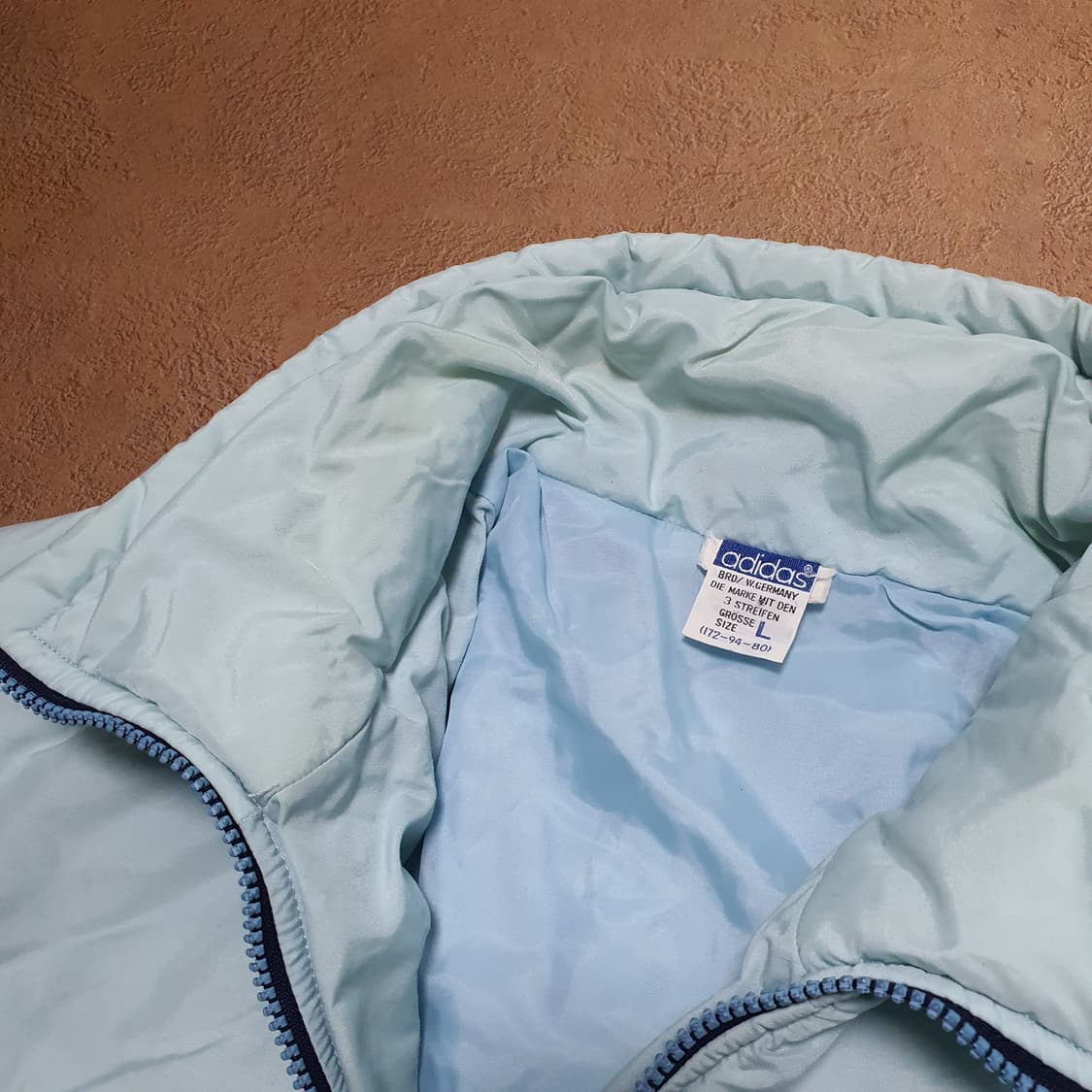 ✨ (바배) 아디다스 80s 서독제 스카이 하늘 패딩 희귀매물  상품이미지5