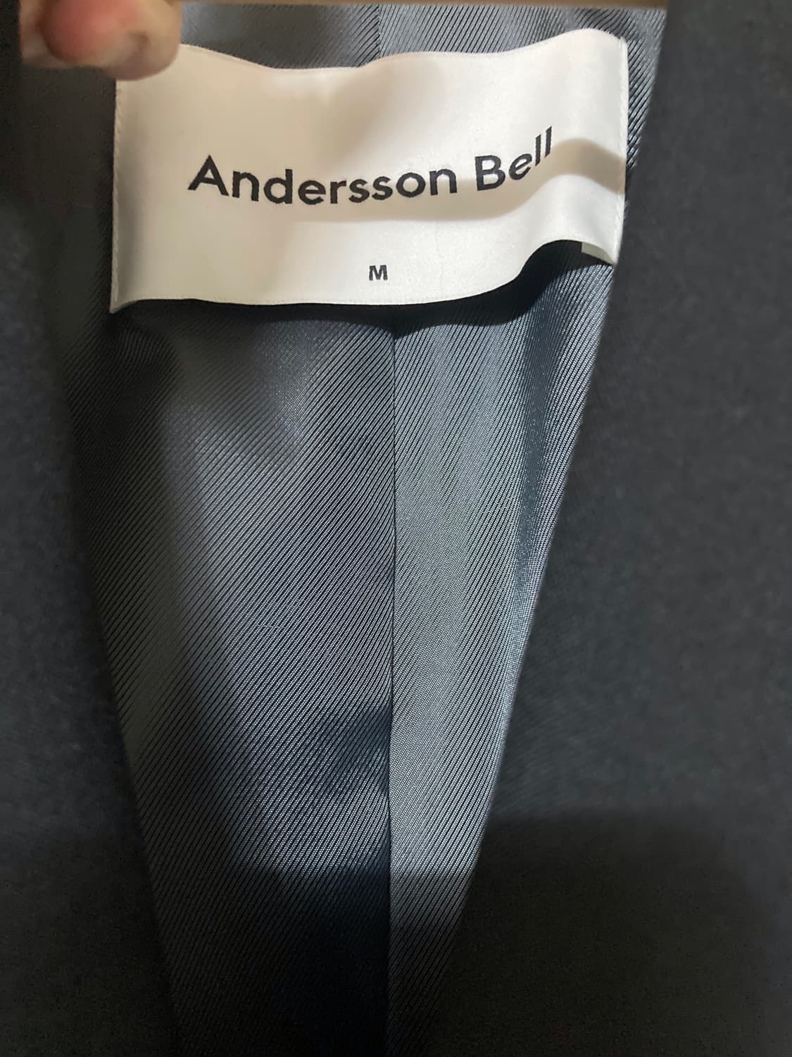 앤더슨벨 카티나 스티치 자켓 19S/S 블랙 (착샷 있음) 상품이미지4