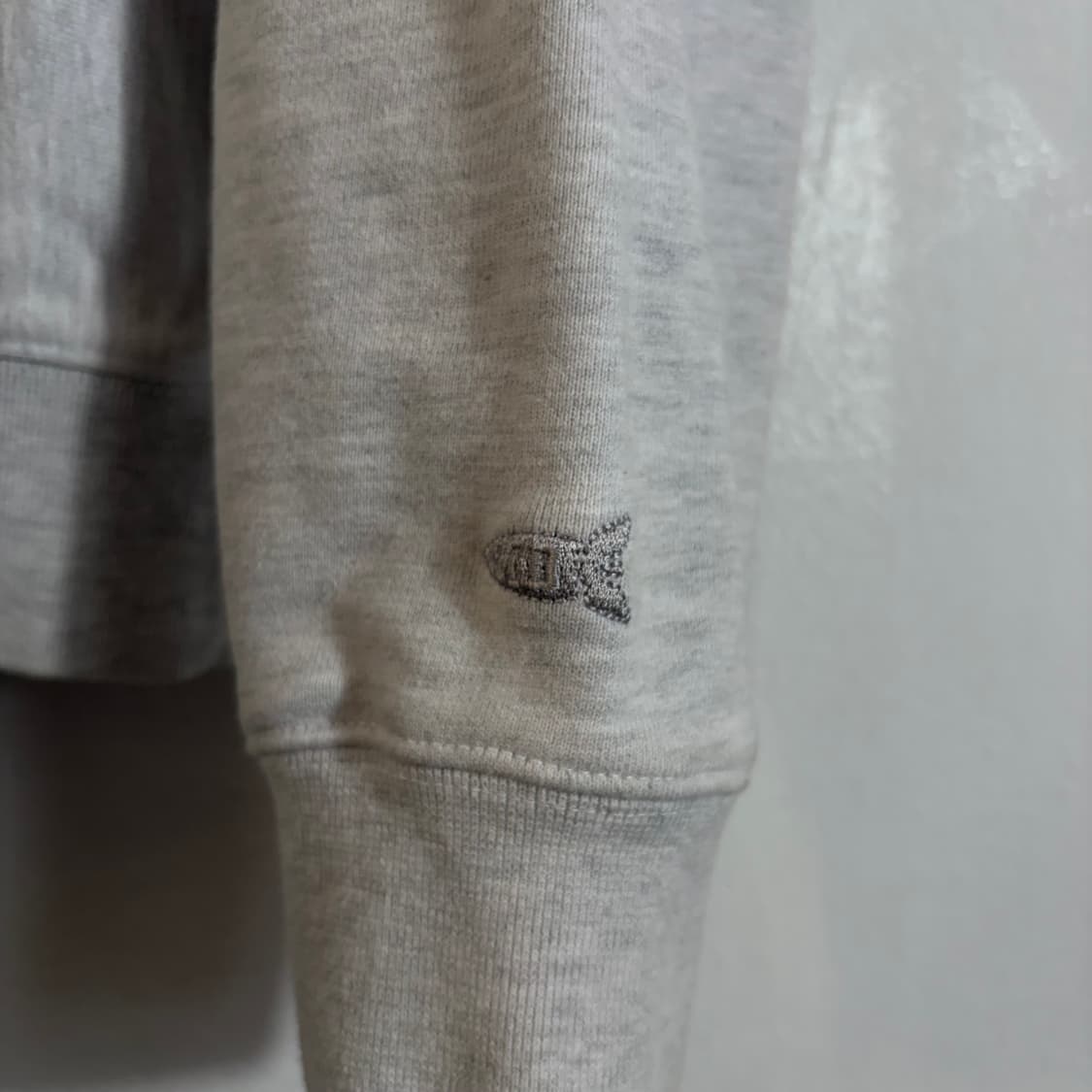 아웃스탠딩 AIR CORPS 기모 후드티 그레이(M) 상품이미지4