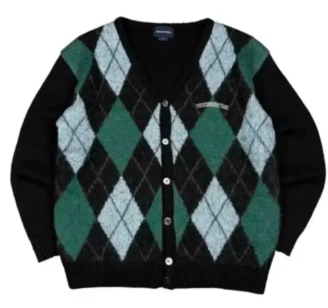 디스이즈네버댓 아가일 가디건 m  상품이미지1