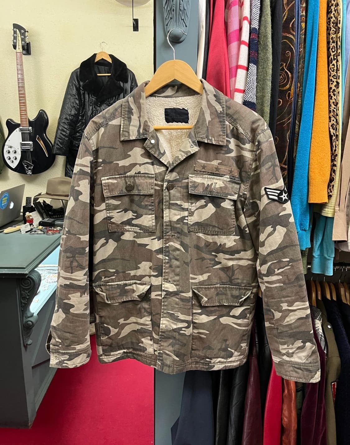 FUR LINED CAMO FIELD JACKET 상품이미지2