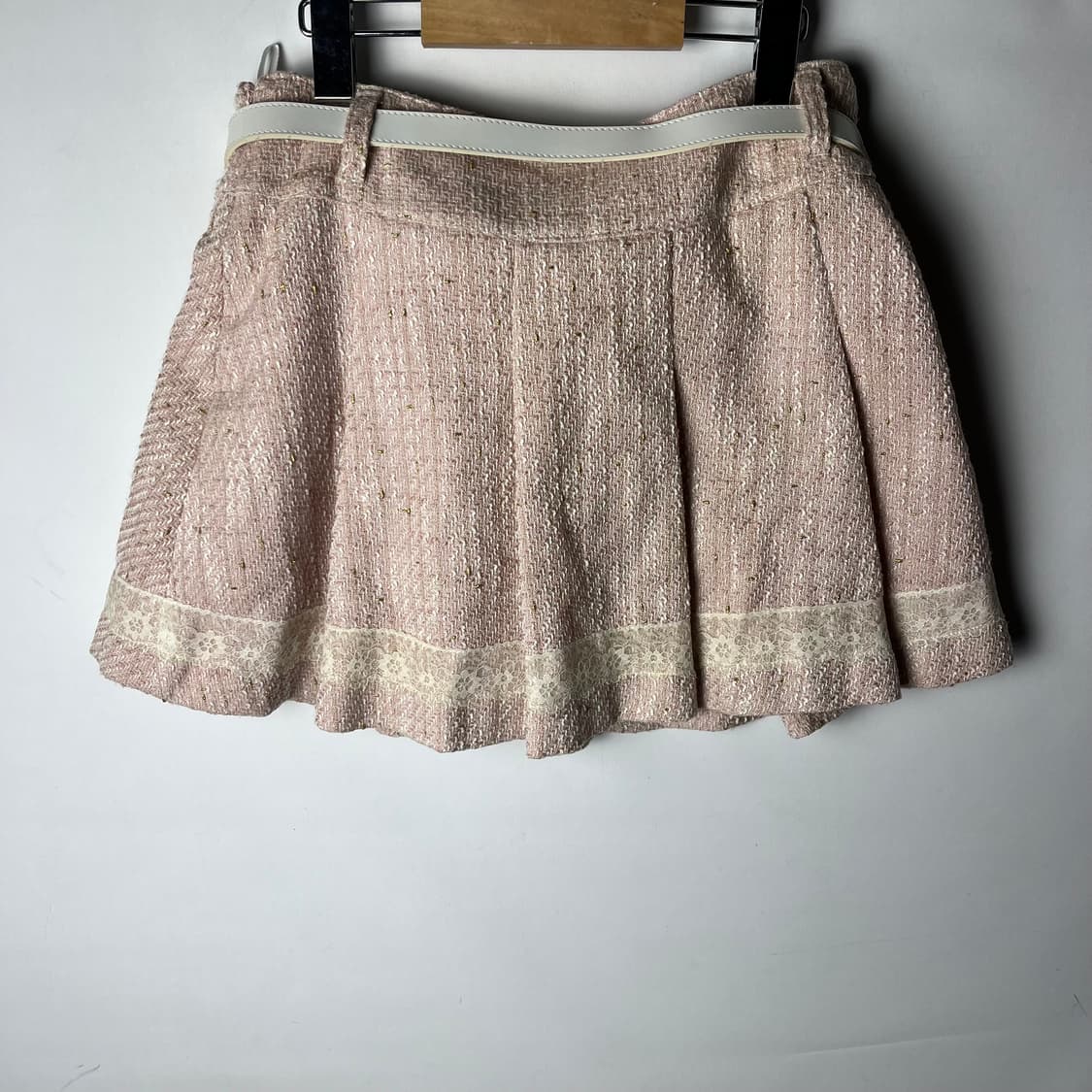 [JPN] 빈티지 러블리 트위드 미니스커트 상품이미지2
