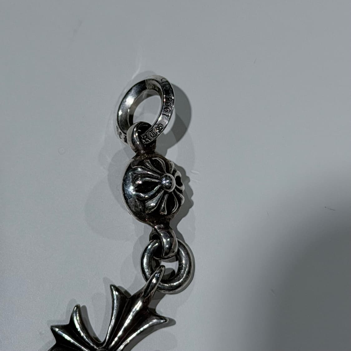 (A+/OS) / 크롬하츠 원볼 타이니 CH 크로스 실버  펜던트 상품이미지5