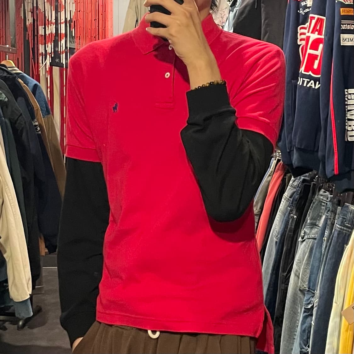 [IM] Polo 폴로 레드 카라 반팔 상품이미지4