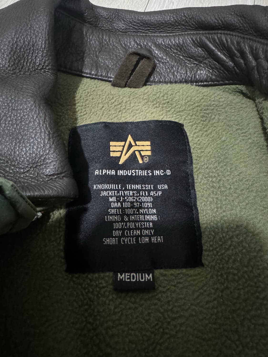 미제 90s 알파인더스트리 cwu-45p  피일럿 항공 점퍼 상품이미지5