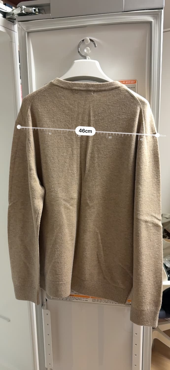 BASSO homme 모 90% + 캐시미어 10% 니트 105 베이지 상품이미지2