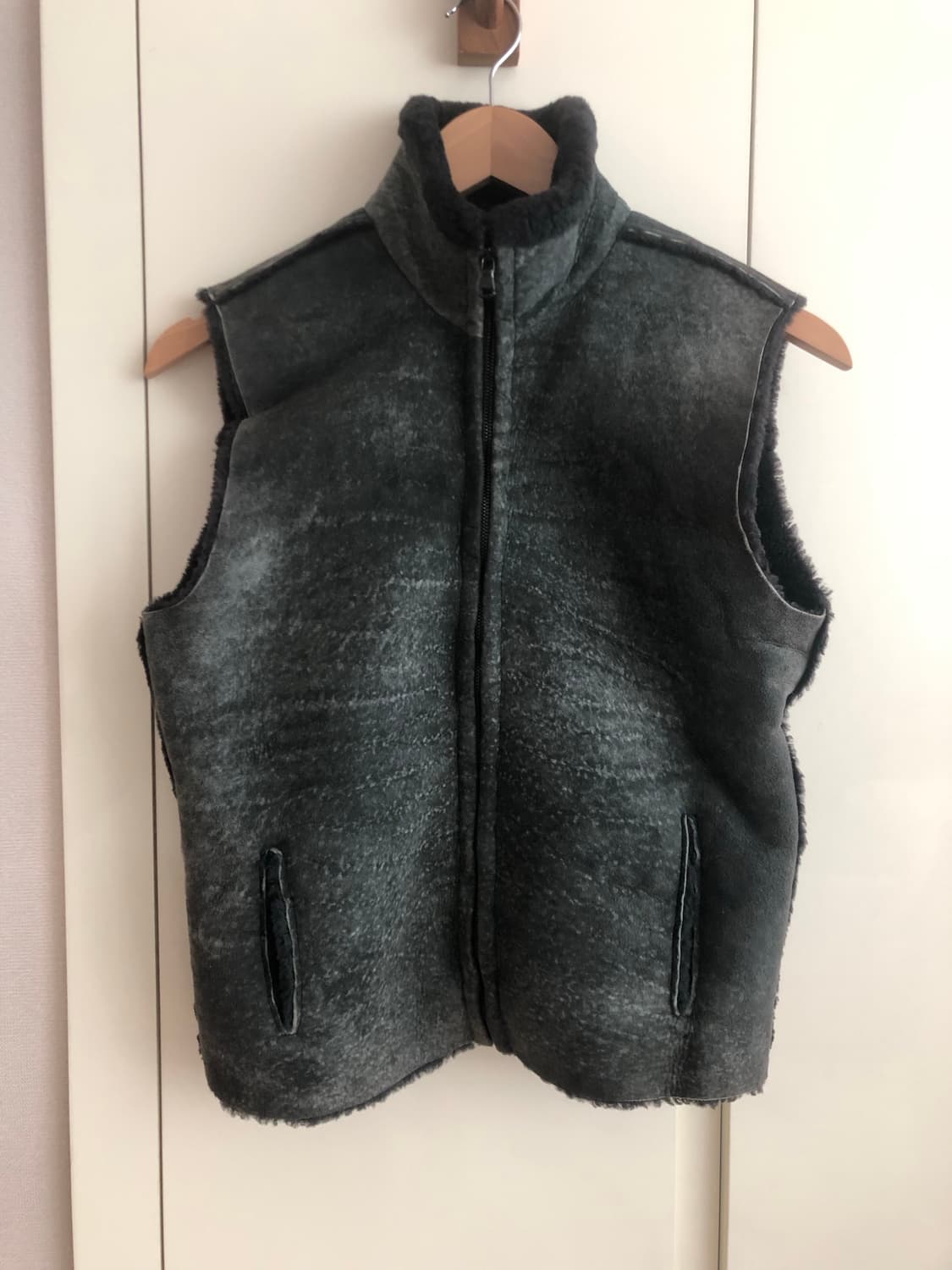 RUFFO(루포) 쉐어링(무스탕) 베스트 자켓 상품이미지2