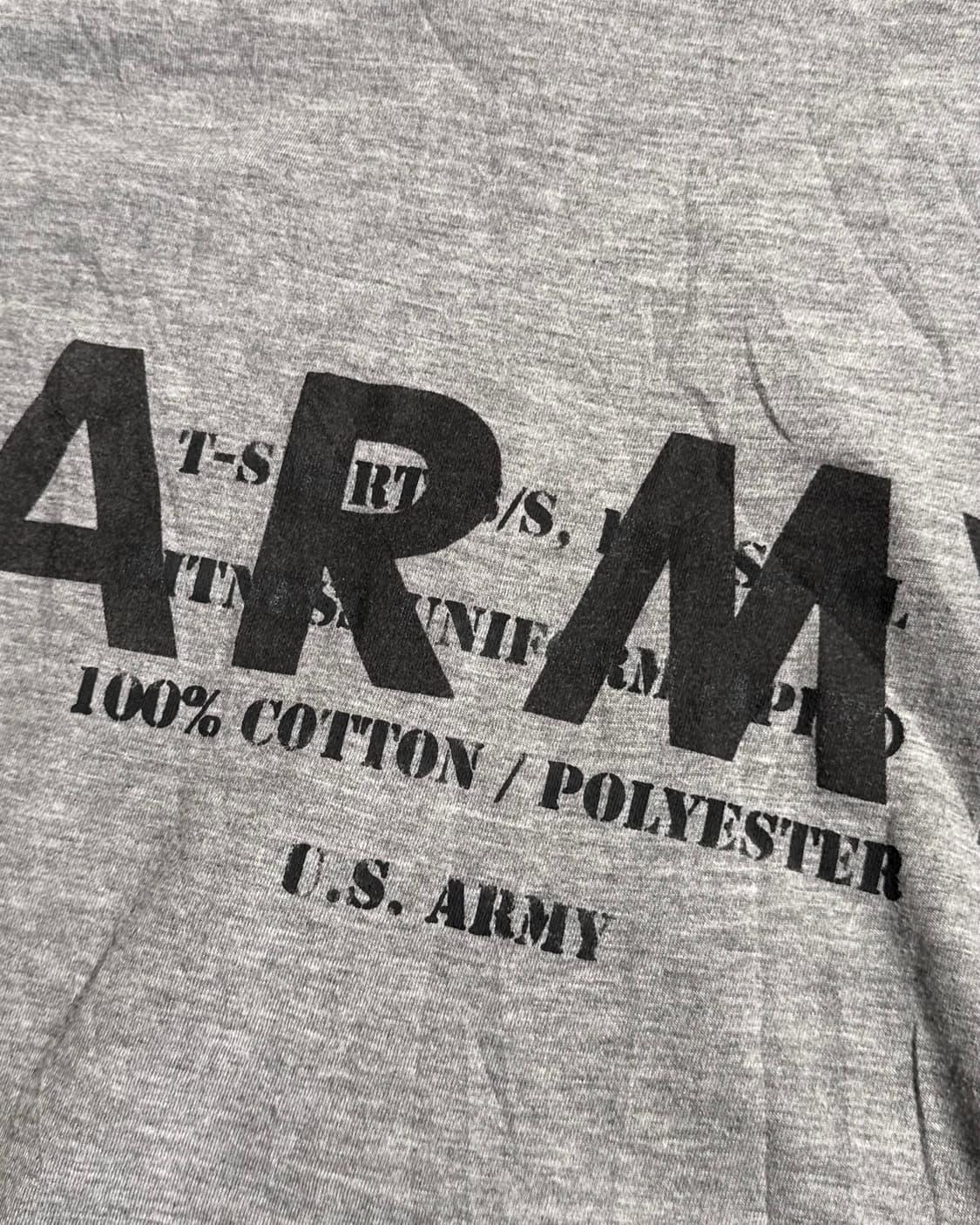 00's U.S Army 'Spec.' 스텐실 IPFU 티셔츠 L 상품이미지3