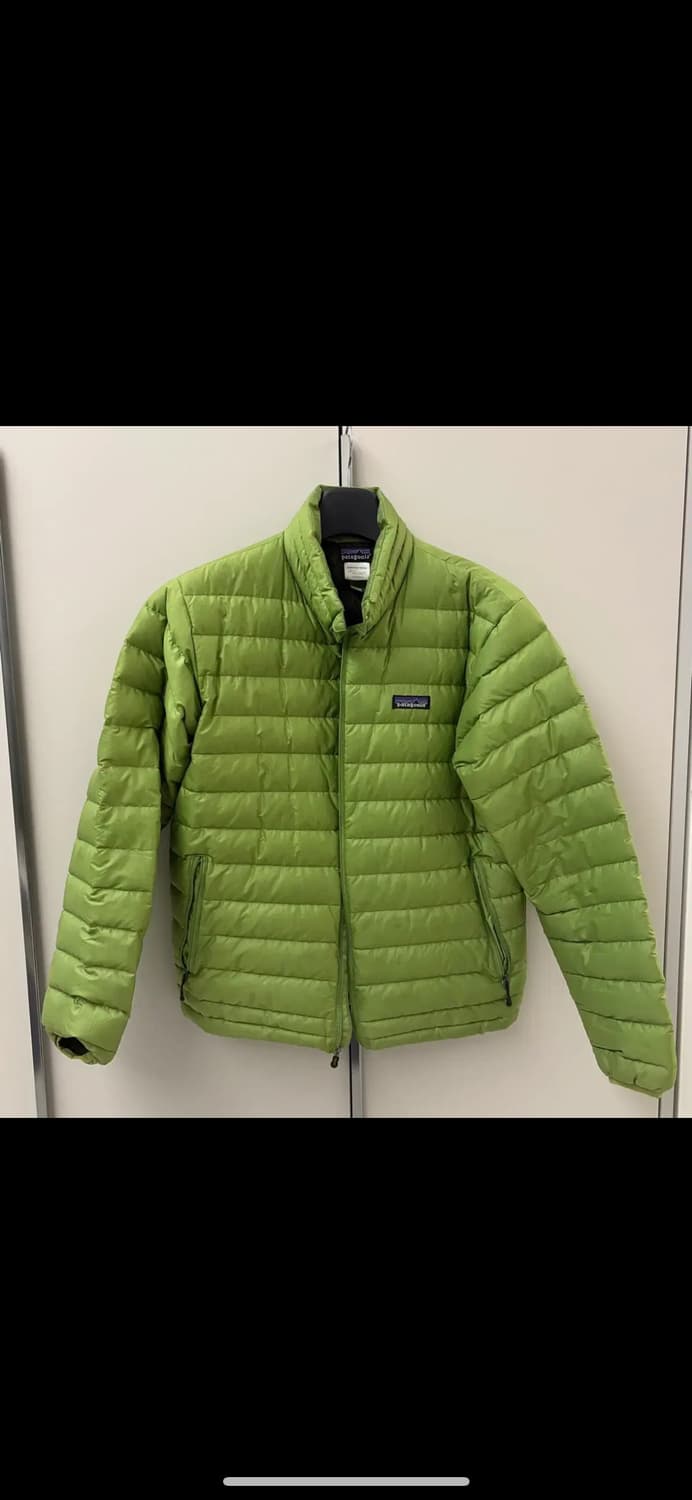 파타고니아 다운스웨터 S 라임컬러 경량패딩 상품이미지1