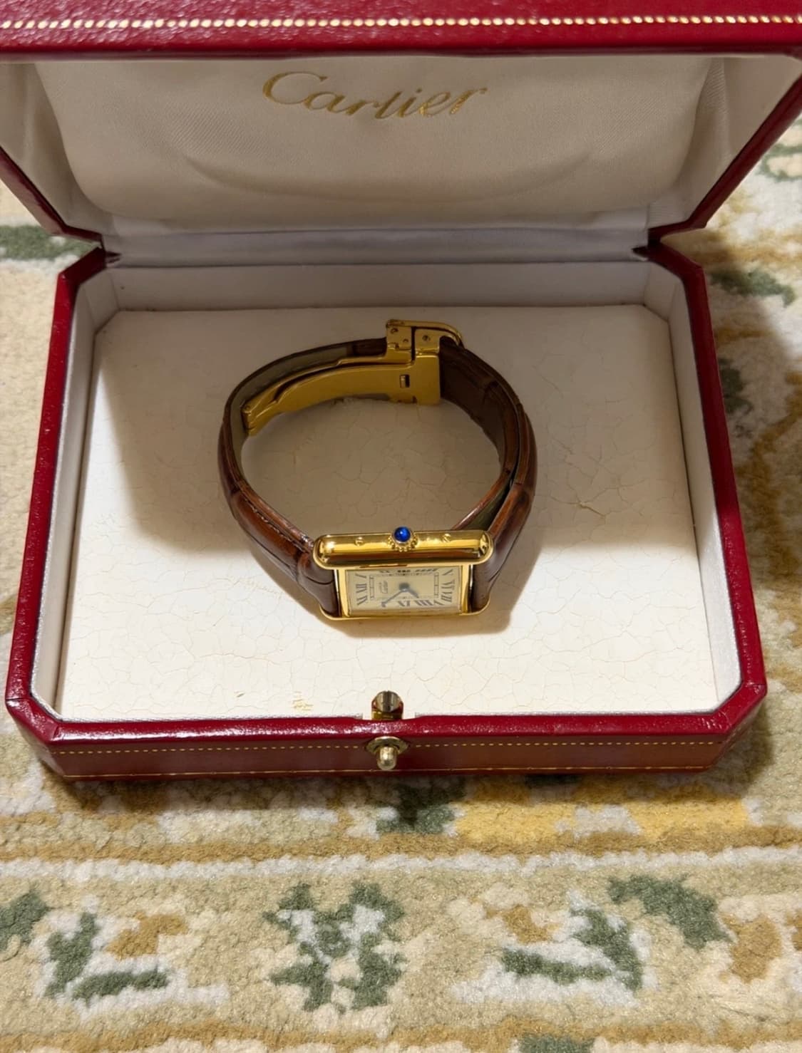 까르띠에 빈티지 탱크 머스트 스몰 사이즈 풀박 상품이미지4