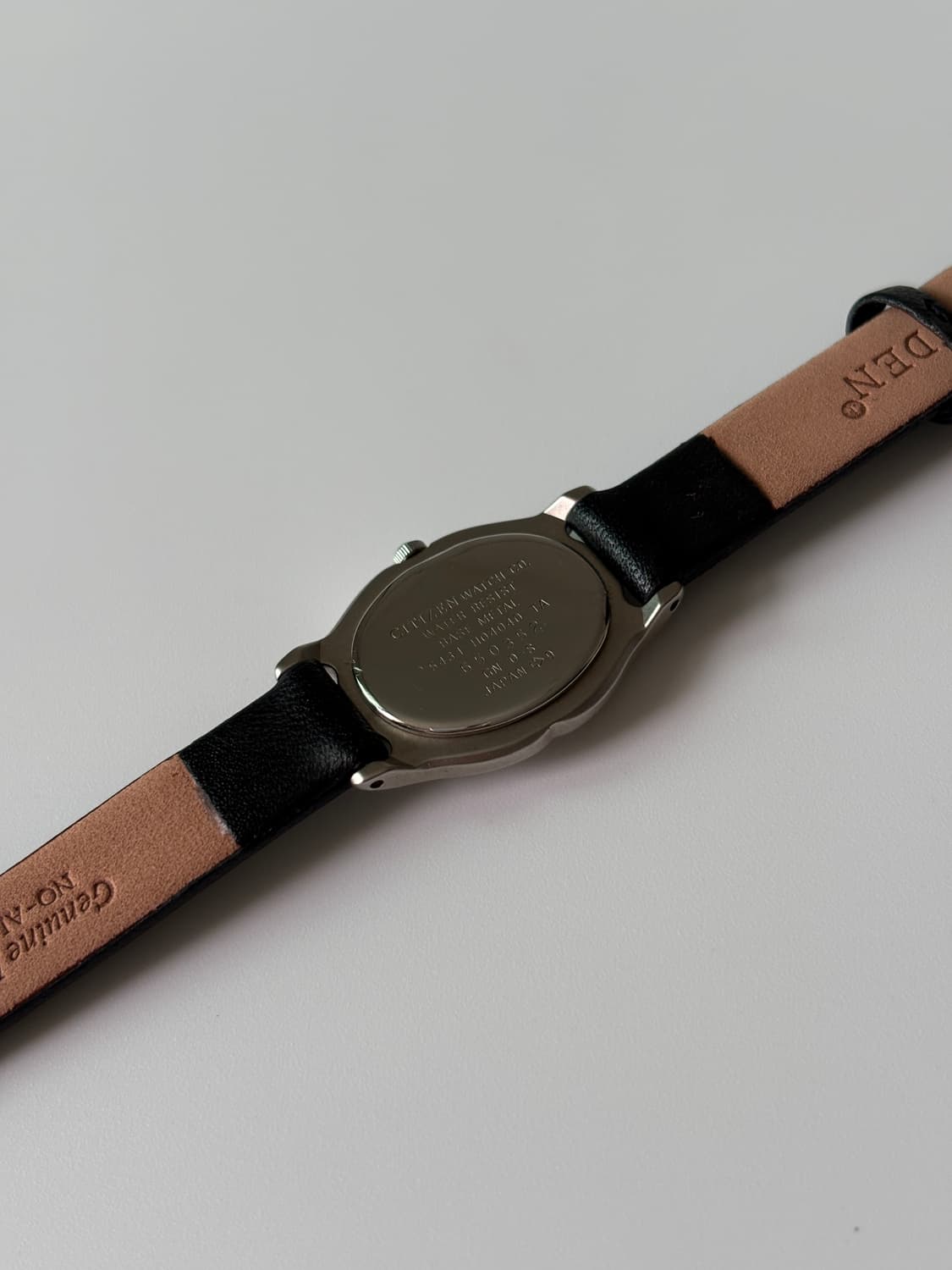 1990년대 Cletia 아라빅 인덱스 실버 오벌 쿼츠 여성 상품이미지7