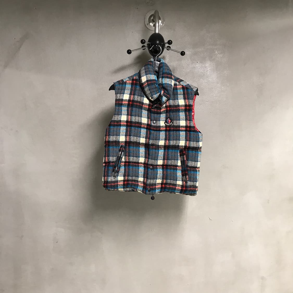 몽클레어 체크 패딩 조끼 0(W) 상품이미지1