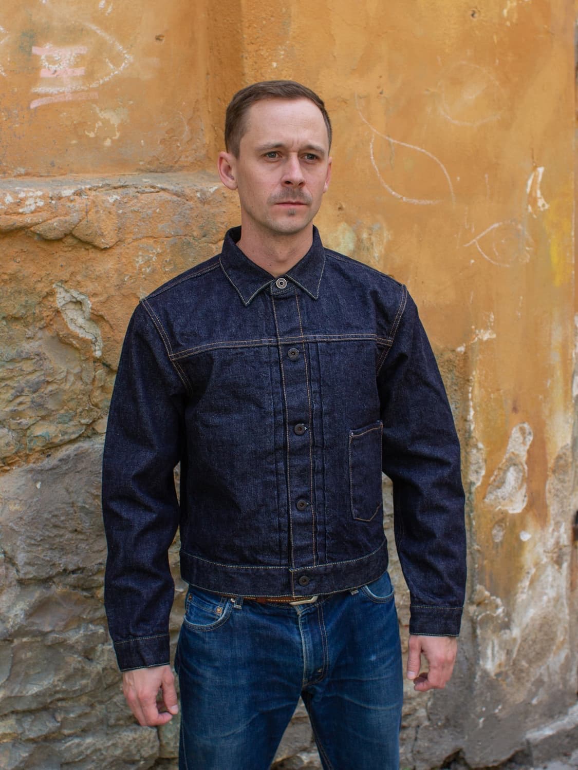 블랙사인 14oz 데님자켓 팝니다. 상품이미지1