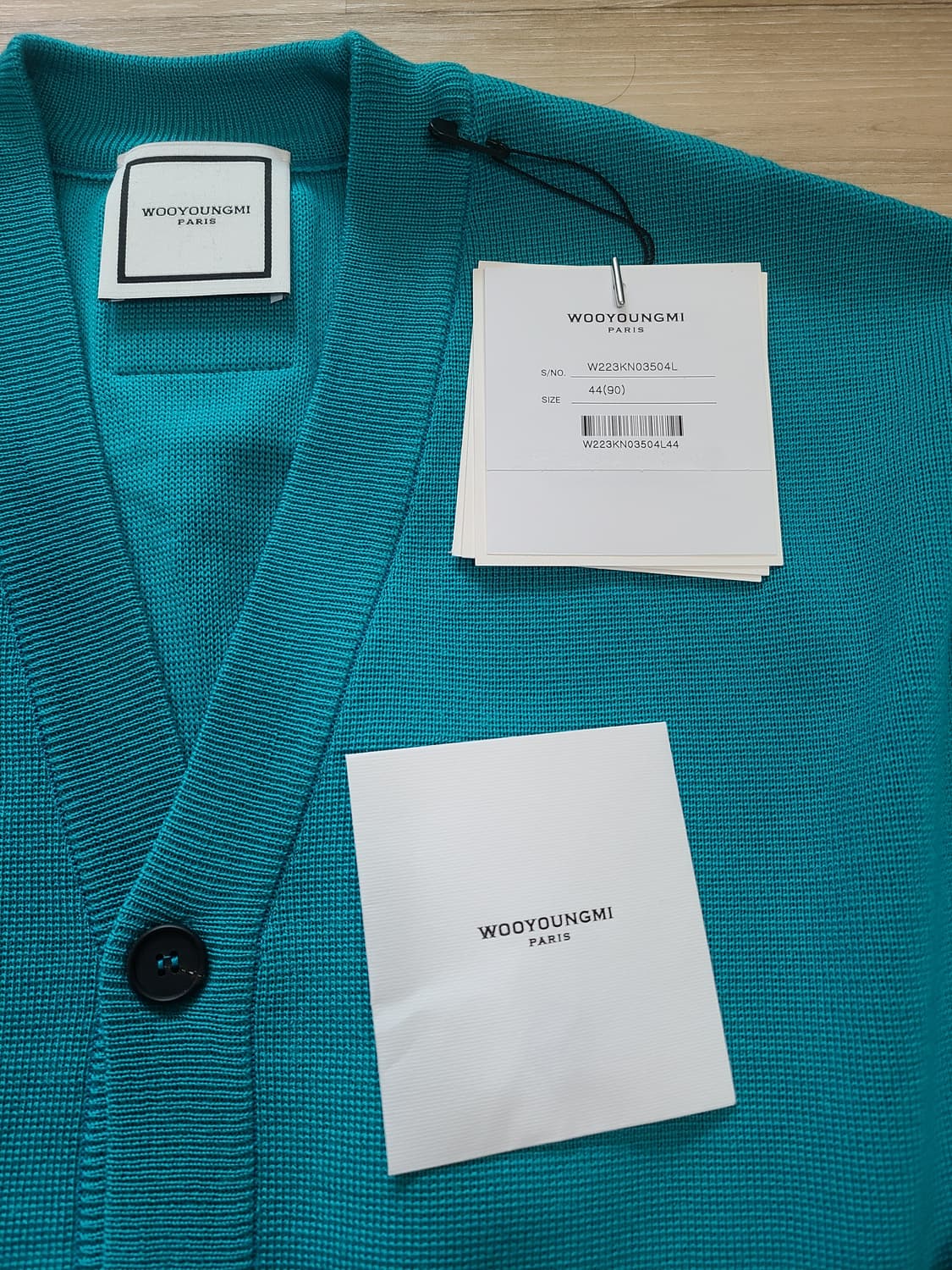 [정품/새상품] 우영미 민트 가디건 상품이미지2