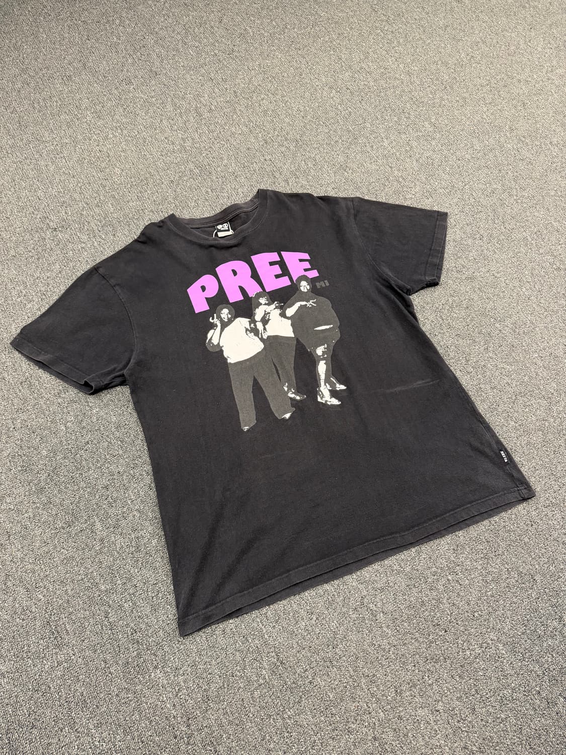 XL) NESTA 빈티지 프린팅 반팔 티셔츠 상품이미지1