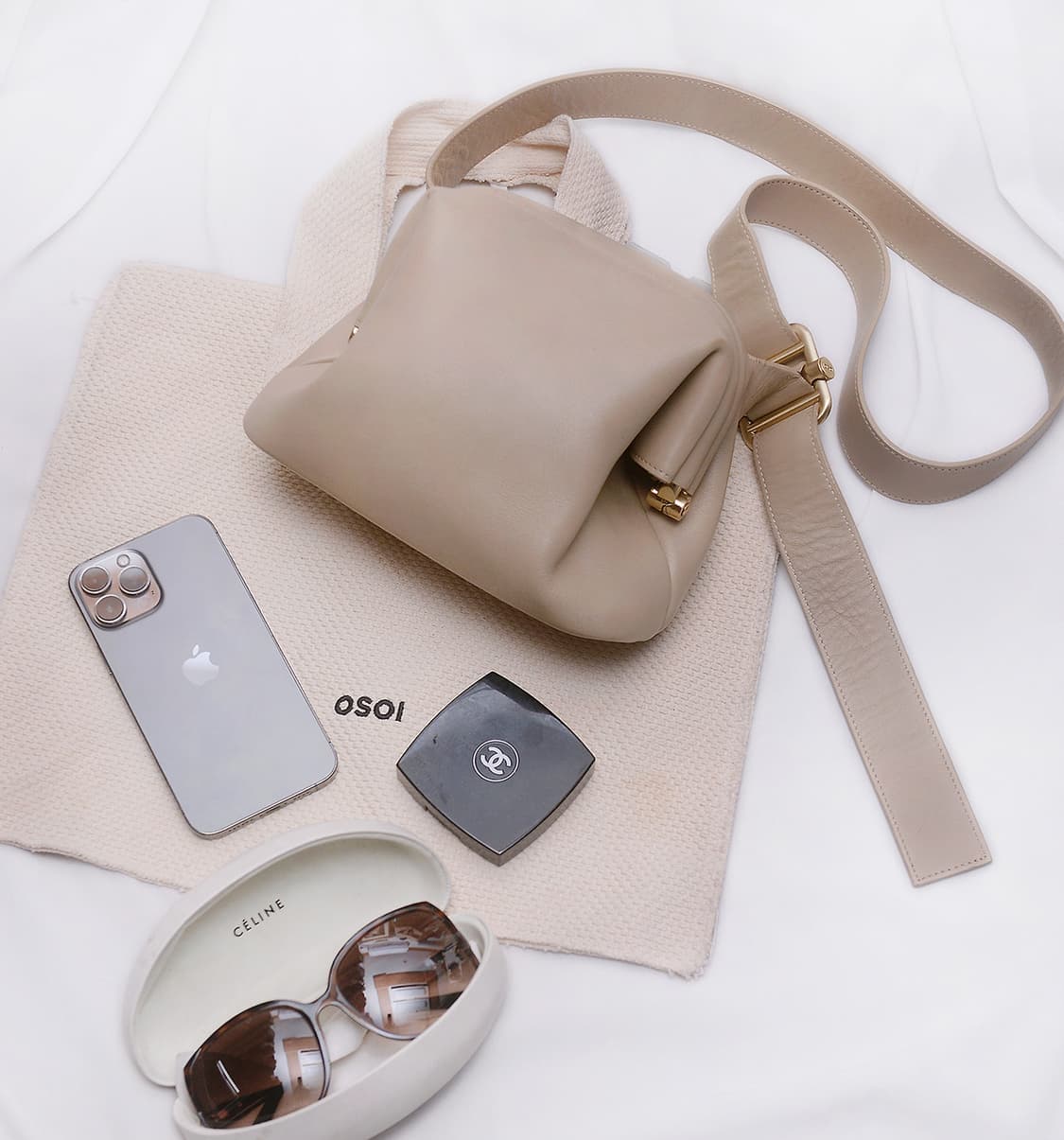 오소이 (OSOI) 미니 브로트 숄더.크로스백 애쉬베이지 상품이미지2